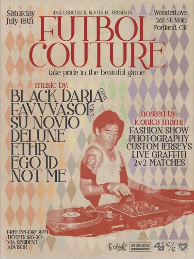 Futbol Couture Poster