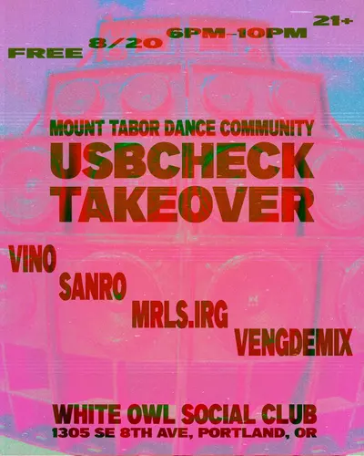 HEY THERE BEAUTIFUL HUMANS, WE'RE BACK AT IT THIS WEEK @WHITEOWLSOCIALCLUB WITH OUR FRIENDS @USBCHECK TAKING OVER THE NIGHT ON THE PATIO. SUMMER NIGHT PATIO VIBES ARE IONICALLY SPECIAL AND WE ARE ELATED TO BE JOINING FORCES FOR THIS ONE.