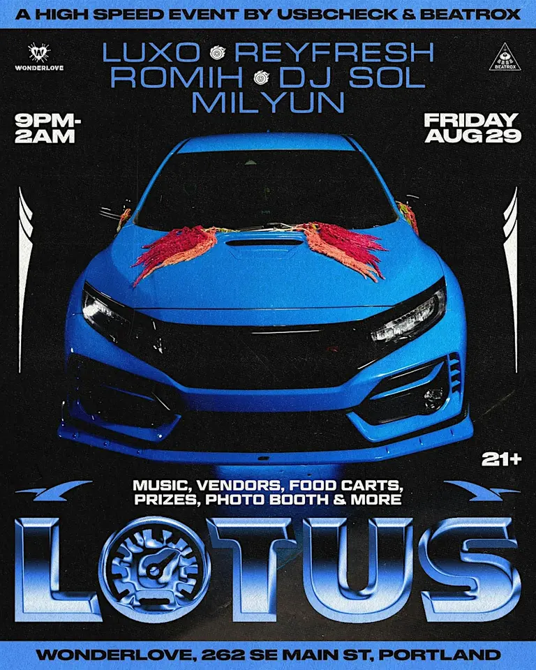 LOTUS - A High Speed Event by USB CHECK x BEATROX