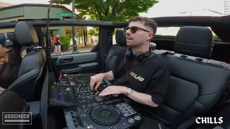 CHILLS | Drum & Bass Set in a Ford Bronco | Portland